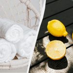 Witte en zachte handdoeken zoals na aankoop: je moet citroen